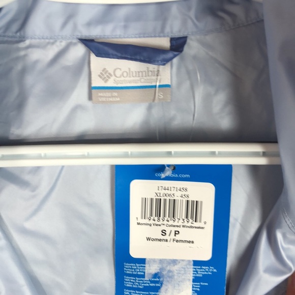 Columbia morning view collared women windbreaker new with tags size small - Picture 6 of 11